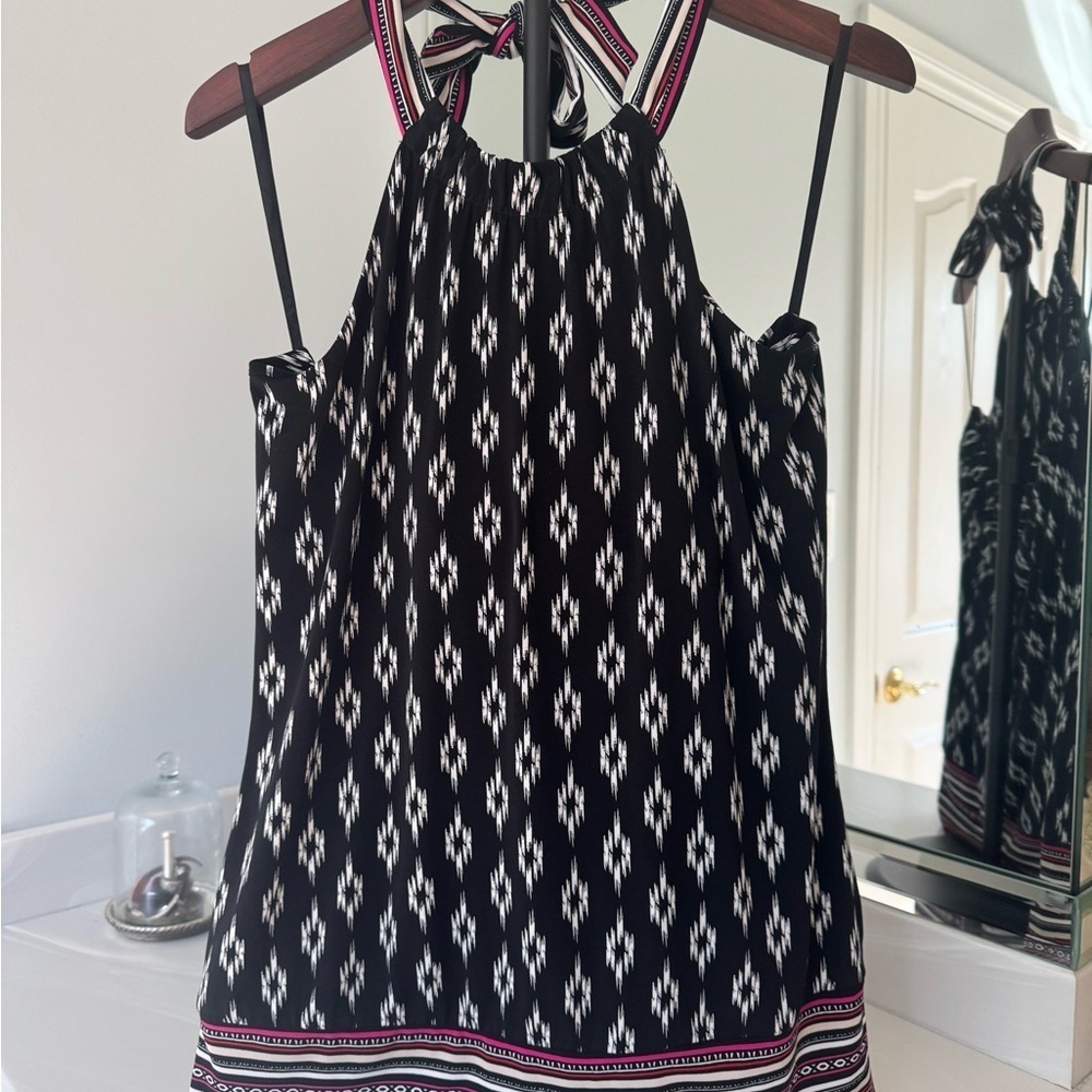 White House Black Market Backless Top  -US L